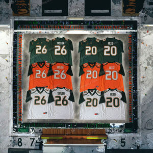 All'ingrosso per Miami uragani maglie da calcio di alta qualità cucito VP giochi limitati Jersey 20 # Taylor 26 # Reed traspirante - Product Image 3