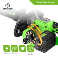 Nouvelle conception ONEGREEN, tronçonneuse électrique numérique industrielle sans balais 588VF 5025, batterie au lithium rechargeable adaptable 21V