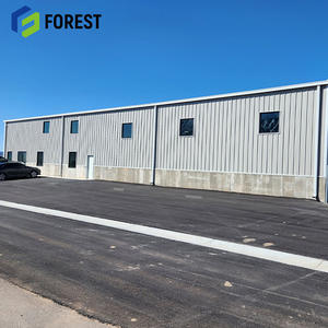 Nave Industrial Prefabricada de Acero de Gran Envergadura con Sistema de Estructura de Marco Portátil, Cálculo Estructural para Carga de Viento Segura de 0,5 kN/m² - Product Image 2