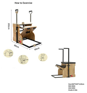 <span class=keywords><strong>Silla</strong></span> de <span class=keywords><strong>Pilates</strong></span> Reformer de Madera de Roble Reap PLT-04, <span class=keywords><strong>Precio</strong></span> de Fábrica, <span class=keywords><strong>Silla</strong></span> Wunda Estable, Capacidad de 300 kg, Ecológica, para Estudio de <span class=keywords><strong>Pilates</strong></span> - Product Image 6