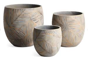 Pots à fleurs en béton GRC en vrac, grands, modernes, légers, imperméables - Product Image 3