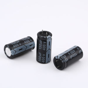 Алюминиевый электролитический конденсатор DS Con, сквозное отверстие, 400В 150мкФ, 18*35, напрямую от производителя, высокотемпературный, производство Китай - Product Image 1