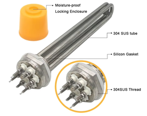Chauffe-eau à immersion à isolation thermique à chauffe rapide et à haute efficacité énergétique <span class=keywords><strong>pour</strong></span> le chauffage des processus industriels - Product Image 2