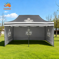 Auvent en aluminium personnalisé Sunshine 10x10 pieds, chapiteau de jardin, gazebo pour événements scolaires, tente de sport robuste, design résistant aux intempéries