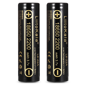 แบตเตอรี่ <span class=keywords><strong>LiitoKala</strong></span> <span class=keywords><strong>Lii</strong></span>-22A 18650 2200mAh Li-ion แท้ 100% 3.7V 18650 แบตเตอรี่ลิเธียมแบบชาร์จได้ เหมาะสำหรับไฟฉาย - Product Image 4