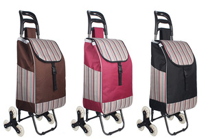 थोक पोर्टेबल हल्के तह 6 पहियों किराने की सुपरमार्केट फोल्डेबल शॉपिंग कार्गो सामान सीट के साथ सीट के साथ - Product Image 2