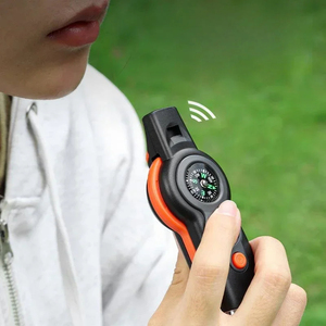 <span class=keywords><strong>Kit</strong></span> de supervivencia multifuncional para exteriores 7 en 1 con cordón, brújula, silbato de emergencia, linterna para acampar y hacer senderismo - Product Image 4
