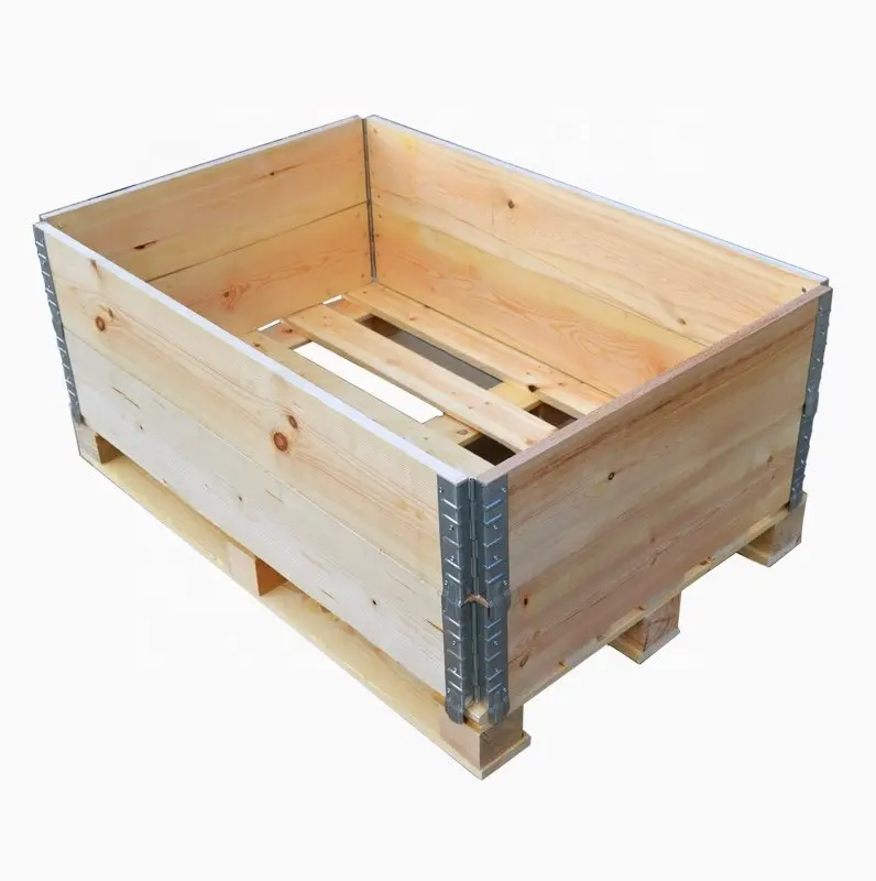 High Quality Plywood Box Packaging Wooden Crates for Shipping Pallet Collapsible Wooden Cargo Box