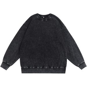 เสื้อสเวตเชิ้ตคอกลม FOXA รุ่นวินเทจ 350 กรัม ผ้าฝรั่งเศสเทอร์รี่ ยูนิเซ็กซ์ ป้องกันขนร่วง ผ้าฝ้าย แขนยาว - Product Image 2