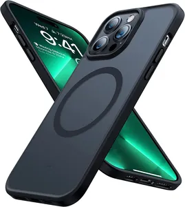 2024充电无线镜头保护壳透明磁性外壳，适用于iPhone 15 Pro Max