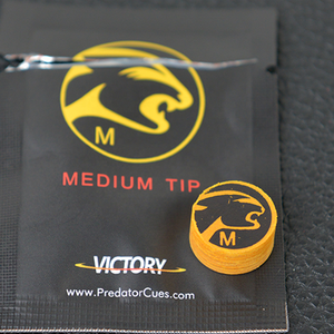 Punta <span class=keywords><strong>de</strong></span> Taco <span class=keywords><strong>de</strong></span> Billar XPT-05 Victory en Tamaños S, M y H con Empaque Individual, Piel <span class=keywords><strong>de</strong></span> Cerdo <span class=keywords><strong>de</strong></span> 8 Capas Supresora - Product Image 1