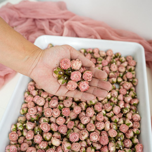 Ingrosso gioielli eleganti veri e propri <span class=keywords><strong>orecchini</strong></span> in resina a forma di rosa secca - Product Image 5