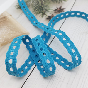 Tira elástica suave de tamaño personalizado para ropa interior femenina, correa decorativa elástica para sujetador, cinta elástica multicolor para sujetador - Product Image 1