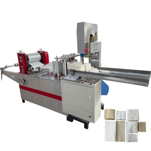 Máquina Plegadora de Servilletas de Papel con Control PLC, Motor de Alta Velocidad, Detección Fotoeléctrica que Reduce el Desperdicio de Papel para Servilletas - Product Image 1