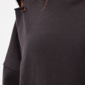 Sudadera unisex de rizo francés 420GSM 100% algodón con logotipo personalizado OEM sudadera de gran tamaño con serigrafía desgastada lavado ácido para mujer - Product Image 6