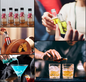 50 <span class=keywords><strong>ml</strong></span> 120ml 150ml <span class=keywords><strong>250</strong></span> <span class=keywords><strong>ml</strong></span> all'ingrosso chiaro Mini piccolo animale domestico bottiglia di plastica con tappo in alluminio per alcol liquore vino succo di birra - Product Image 4