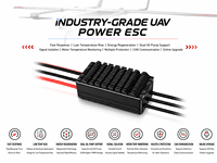 Contrôleur de vitesse de moteur sans balais BLDC de qualité industrielle ESC UH120 V2 12-28S LiPo 120A Max pour les loisirs de radiocommande