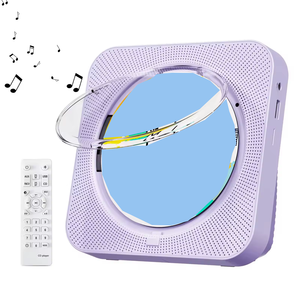 Lecteur CD carré personnalisé en usine avec double haut-parleur Bluetooth, son Hi-Fi, télécommande, USB, FM pour la maison, la chambre, le studio de danse, le bureau d'apprentissage - Product Image 2