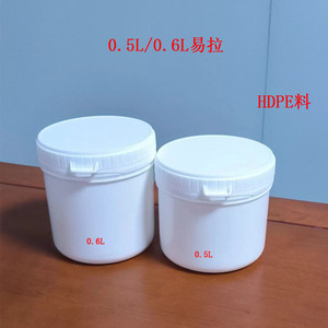 ขวดบรรจุภัณฑ์ทรงกระบอก HDPE 0.5 ลิตร ฝาเกลียว สำหรับอาหาร ทนสารเคมี - Product Image 4