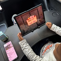 FRINS luxe pliable PC ordinateur portable plateau bureau avant voiture plateau Table pour Tesla modèle Y modèle 3 travail voyage manger déjeuner