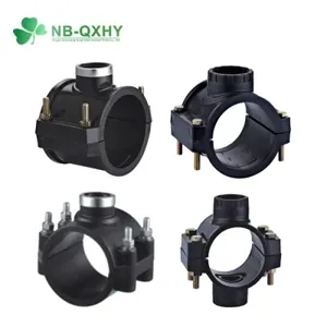 Nhựa PE PP nén phụ kiện đường ống PN16 PN10 HDPE PVC yên kẹp