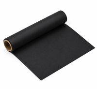 Tissu conducteur noir double face en cuivre nickelé pour cadre de réfrigérateur intelligent et boîtiers électroniques