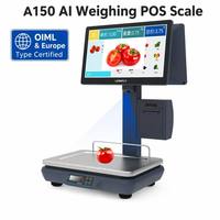 POS-терминал LongFly 15.6 с сенсорным экраном AI, весами и цифровой платформой для супермаркетов, OIML, Windows I7, арабская версия