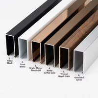 Profils en aluminium pour portes et fenêtres exportés de Chine vers le Mexique, profilés d'extrusion 6063 T5, revêtement en poudre