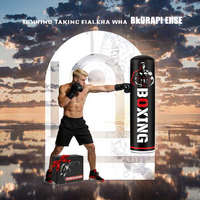 Sac de frappe autonome en PVC gonflable de 70 pouces pour la boxe, le kickboxing, le MMA, le Muay Thai – Cible d'entraînement pour adultes, adolescents et salle de sport à domicile