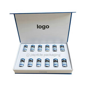 Caja de Embalaje para Viales de Péptidos Estándar de la Industria Alimentaria con Inserto de EVA para <span class=keywords><strong>Kit</strong></span> de Viales de Péptidos de 3 ml - Product Image 1