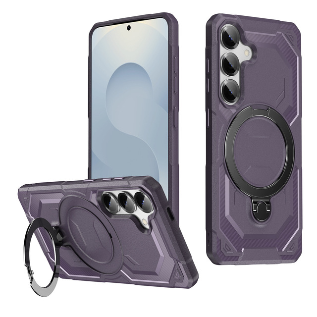 Rugged 2 in 1 Ring Holder Mobile Back Cover for Xiaomi 15 Ultra 14T Pro Armor Shockproof 360 Phone Case for Redmi 15C Note 14
