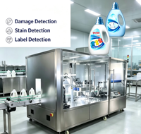 Équipement d'inspection d'apparence des bouteilles en plastique à grande vitesse pour la fabrication de boissons et de cosmétiques avec numérisation multi-caméras à vue complète