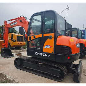 Miniexcavadora <span class=keywords><strong>de</strong></span> <span class=keywords><strong>segunda</strong></span> <span class=keywords><strong>mano</strong></span> lista para enviar, compra original, equipada con cucharón, alto rendimiento hidráulico |   Doosan DH60 - Product Image 5