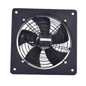 High-Power 450W AC Electric Axial Flow Fan External Rotor with Metal Blade 125Pa Large Air Volume Low Noise Home Restaurant