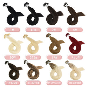 K.SWIGS ¡Producto Estrella! Extensiones de Cabello Humano 100% con Clip en U, Se Pueden Teñir/Permanecer y Personalizar, Venta al Por Mayor de Fábrica - Product Image 4