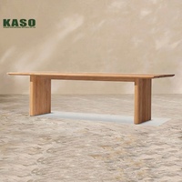 Ensemble de table et de chaises de jardin de luxe moderne, ensemble de salle à manger en teck pour hôtel, meubles de patio, ensemble de salle à manger en teck imperméable pour l'extérieur