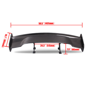 Alerón Trasero de Fibra de Carbono CRASTP de 145 cm con Acabado Mate en Forma de Ala, Estilo Tuning - Product Image 2