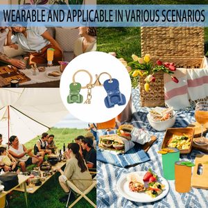 Protector de Bebidas con Abrebotellas Fácil de Usar, Cubierta Completa, Herramienta para Abrir Latas de Refresco, Tapa Protectora Colorida para Latas de Refresco - Product Image 6