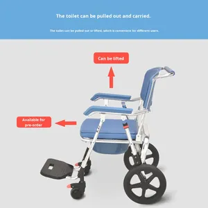 Old man Toilet <b>chair</b> <b>Bathroom</b> Toilet Seat Elderly, pregnant, disabled person - Product Image 2