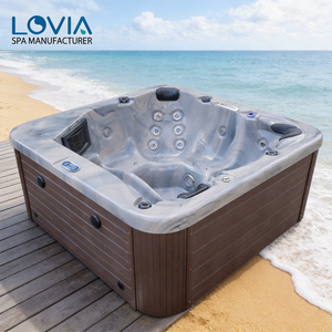 Spa Jacuzzi de Luxe pour 6 Personnes, Idéal pour Villas, Resorts, Hôtels, Soirées Spa, Spa Extérieur, Hydromassage - Product Image 1
