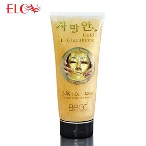 24K Gold Foil Mask Moisturizes Brightens Skin Tone Pores Peel-off Golden Mask - Product Image 3