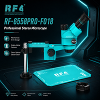 Meilleur microscope trinoculaire RF4 RF-6558PRO-FO18, grossissement 6,5x-58x, éclairage LED, écran LCD, indice de protection IP53, affichage externe