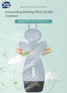 YISEN Materassino Ventilato Estivo per <span class=keywords><strong>Seggiolino</strong></span> <span class=keywords><strong>Auto</strong></span>/Passeggino, Cuscino Traspirante in Poliestere per <span class=keywords><strong>Seggiolino</strong></span> di Sicurezza Bambini - Product Image 4