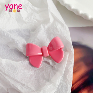 Barrettes à cheveux papillon pour enfants, design <span class=keywords><strong>Goody</strong></span>, satin, 4,5 cm, faites à la main, écologiques - Product Image 5