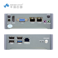 Mini-ordinateur sans ventilateur Celeron J1900 DDR3L Max 8 Go 6 USB VGA Mini PCIE WIFI 4G 12V Ordinateur industriel embarqué