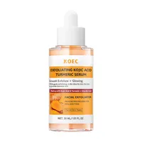 Sérum exfoliant au curcuma et à l'acide kojique AHA BHA, gommage doux pour le visage, élimine les peaux mortes, améliore le teint terne et inégal, 30 ml