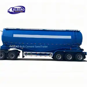 Custom 4 Axles 3 axles bulk cement tanker trailer remorque citerne ciment essieux 3 compresseur citerne de ciment