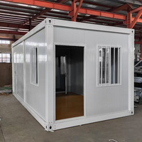 Maison conteneur pliable en acier de 20 pieds, bureau mobile résidentiel détachable, bâtiments préfabriqués pour chantier, hébergement sur site