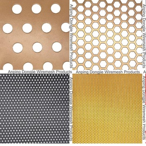 Facettes panneaux en Aluminium perforés, panneaux décoratifs, ventilation personnalisée, maille métallique - Product Image 2