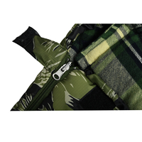 Sac de couchage pour adultes Forjoy de qualité supérieure, style enveloppe, avec capuche, design isolé pour le camping en plein air, imperméable